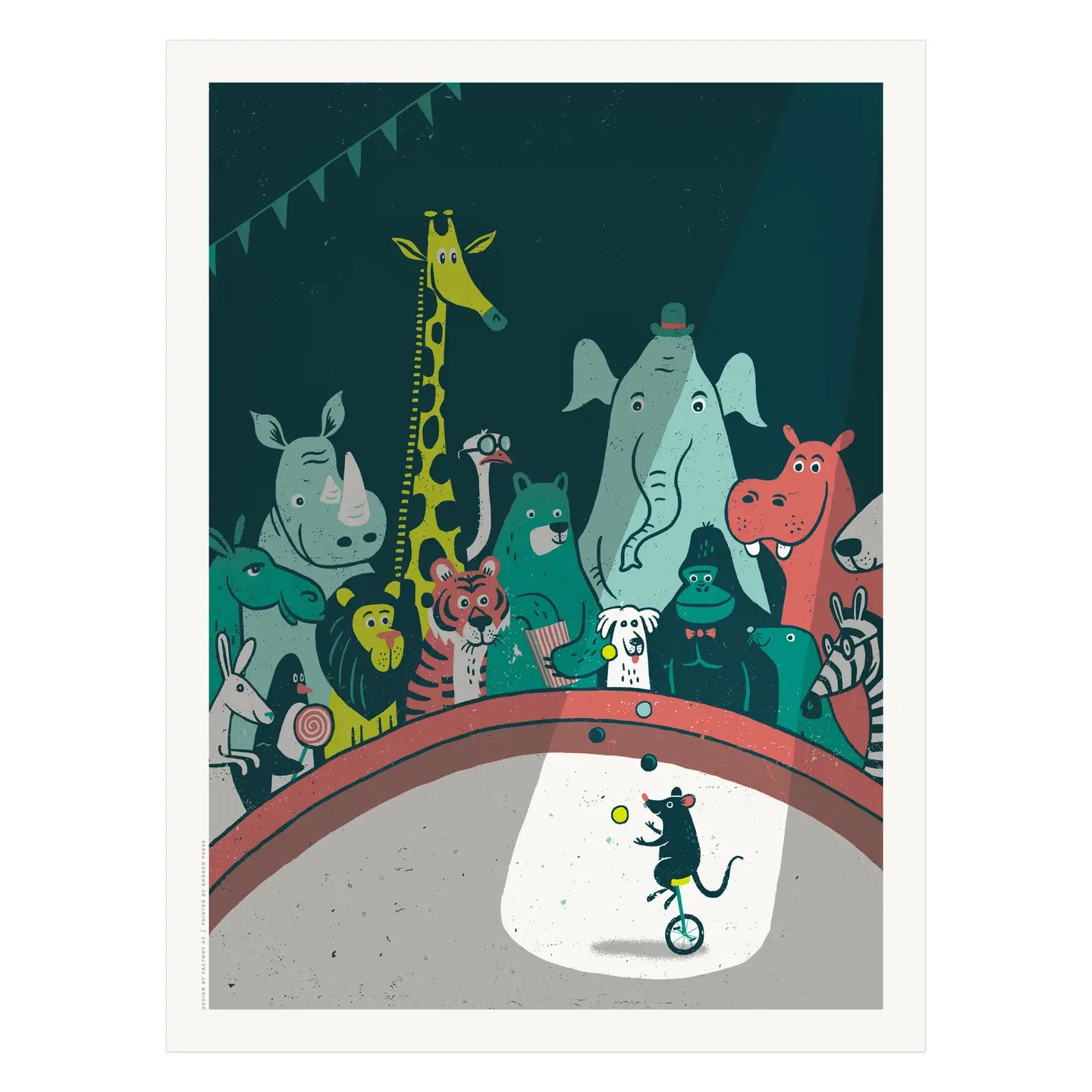 Circus Menagerie Art Print