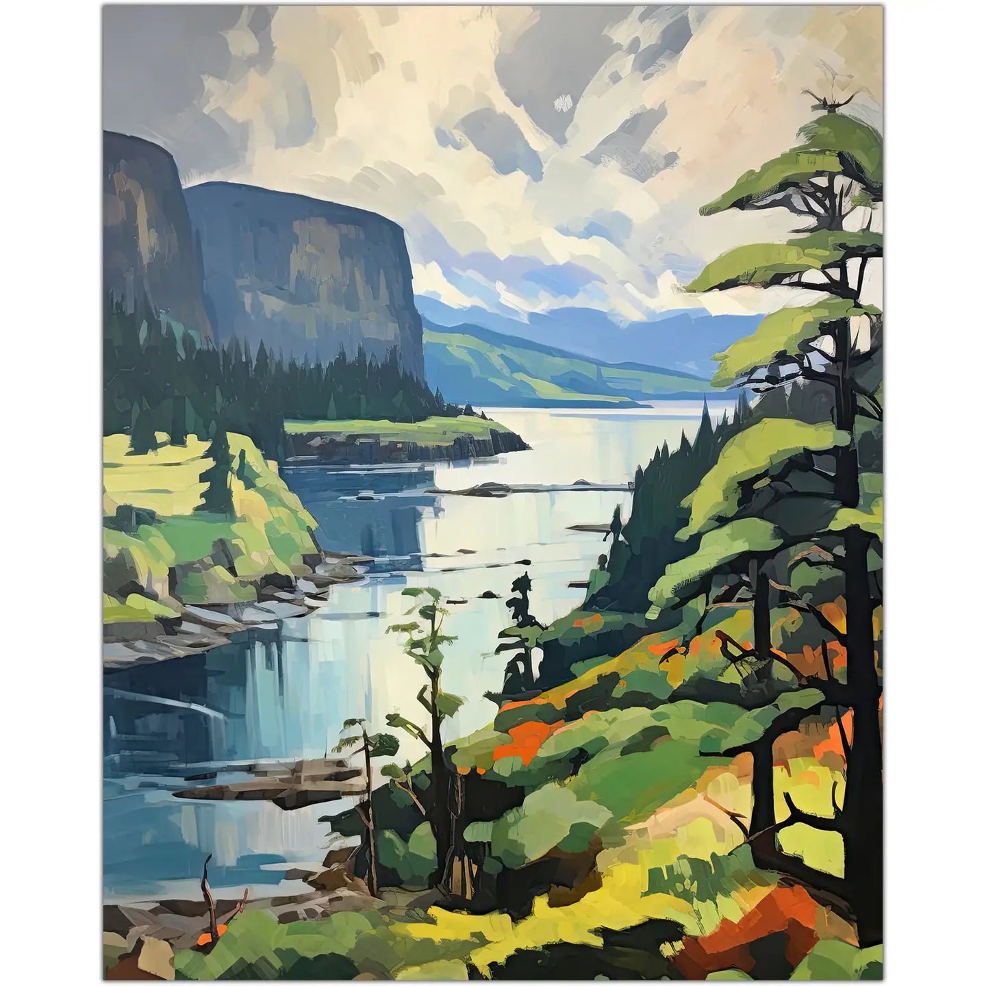 Columbia River Gorge Art Print