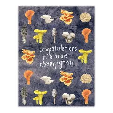 Congratulations Champignon Card