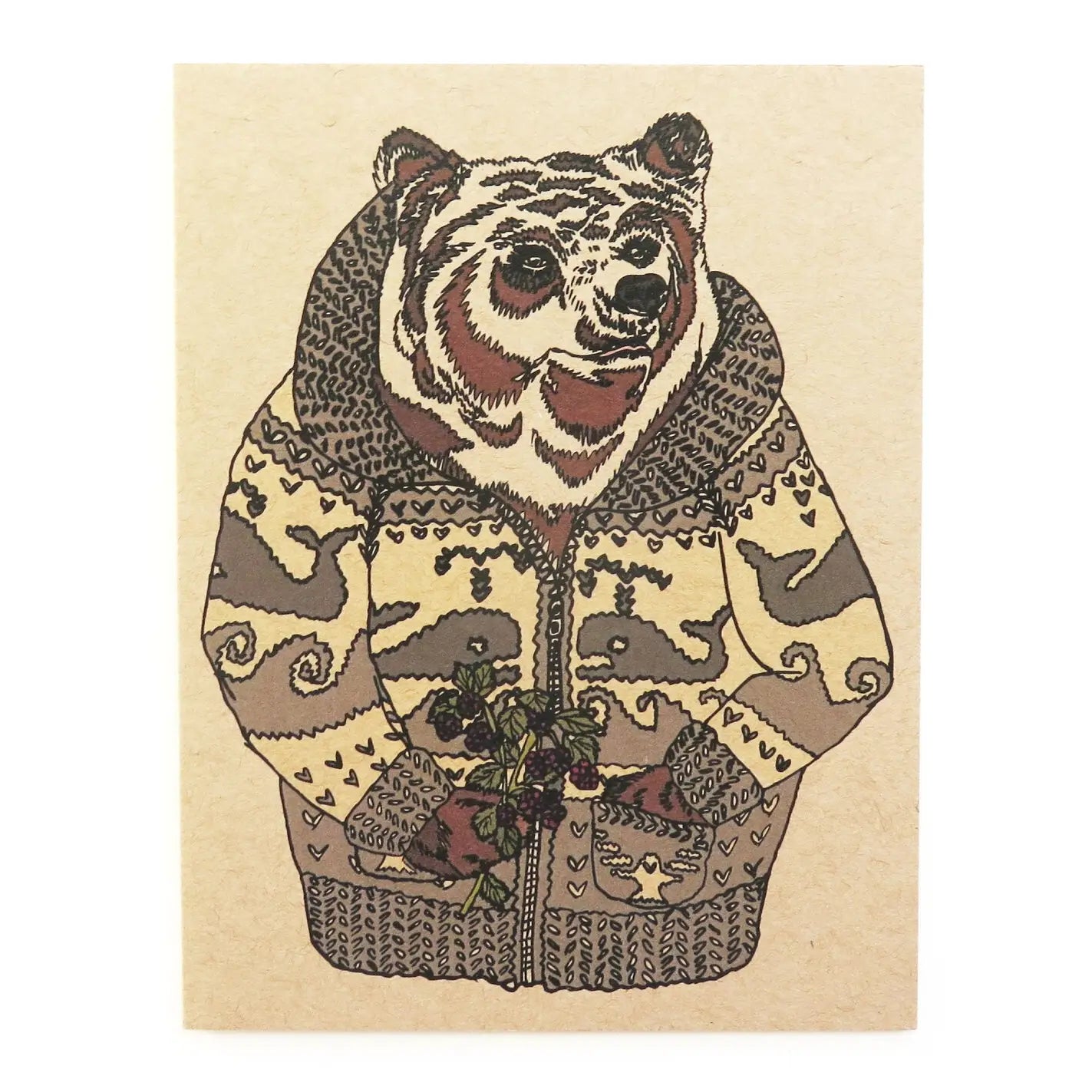 Cozy Bear Greeting Card