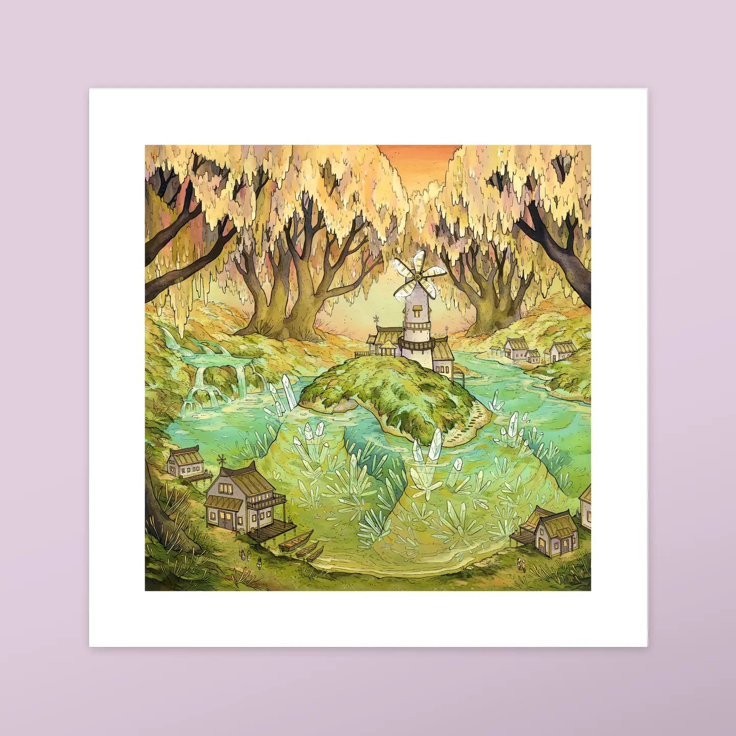 Crystal Depths - Fine Art Print