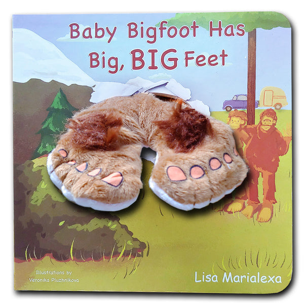 Baby Bigfoot Has Big BIG Feet Plushie