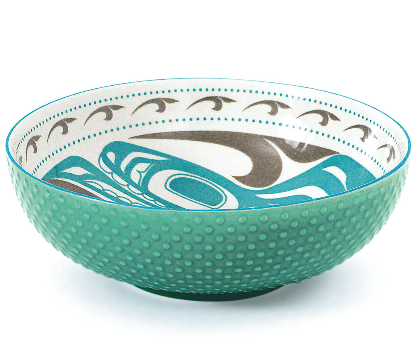 Porcelain Art Bowl Killer Whale 70 oz
