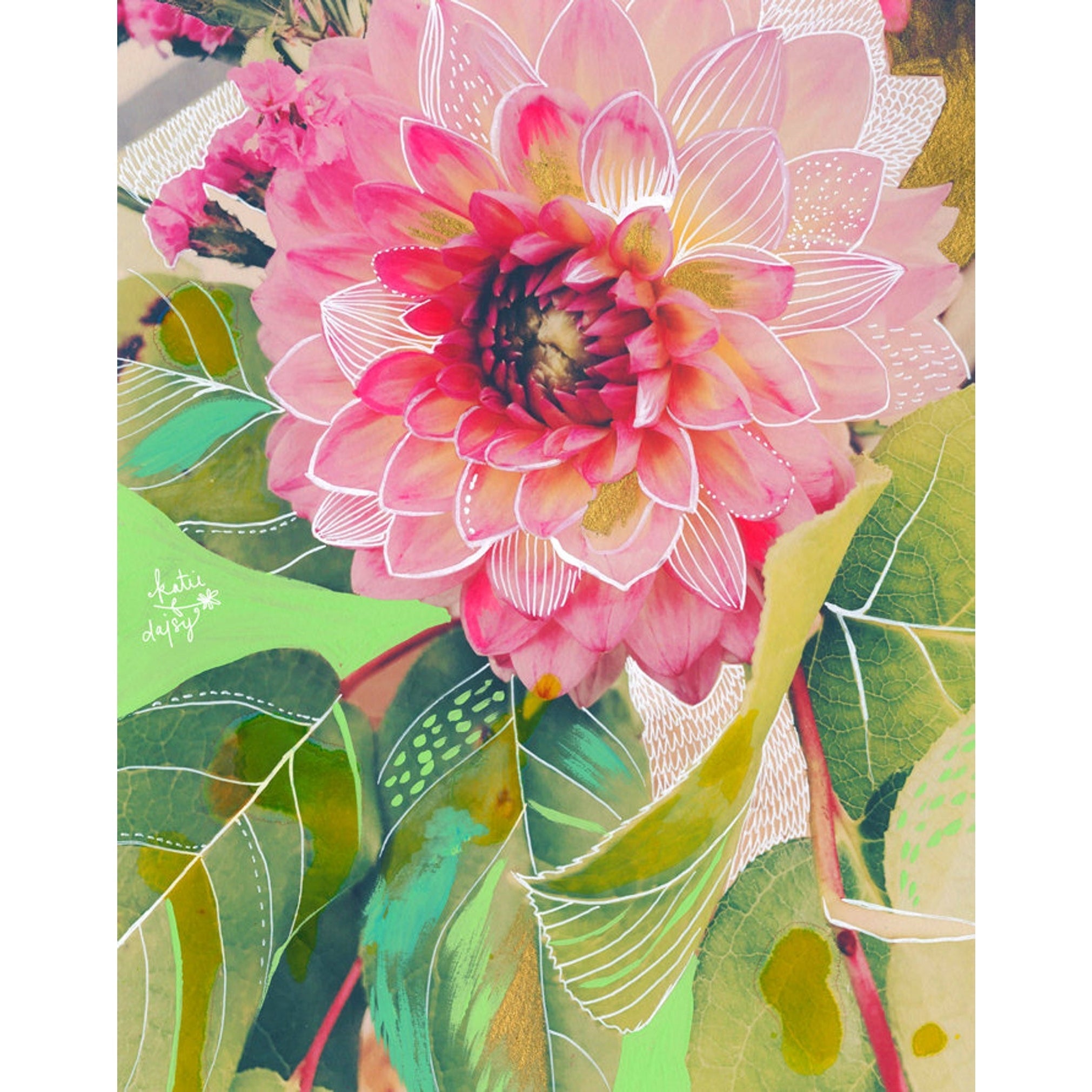 Dahlia Art Print