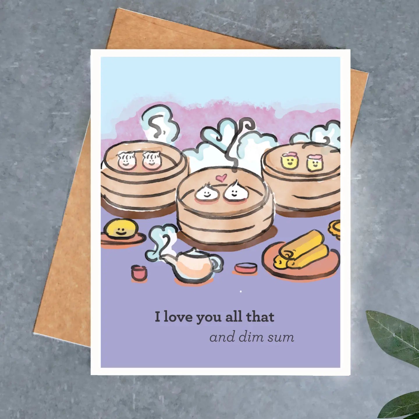 Dim Sum Love Card