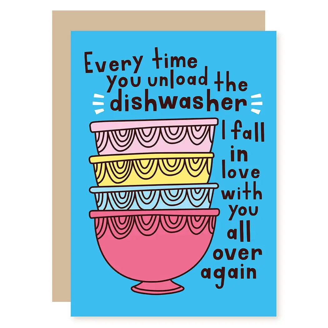 Dishwasher Anniversary Card