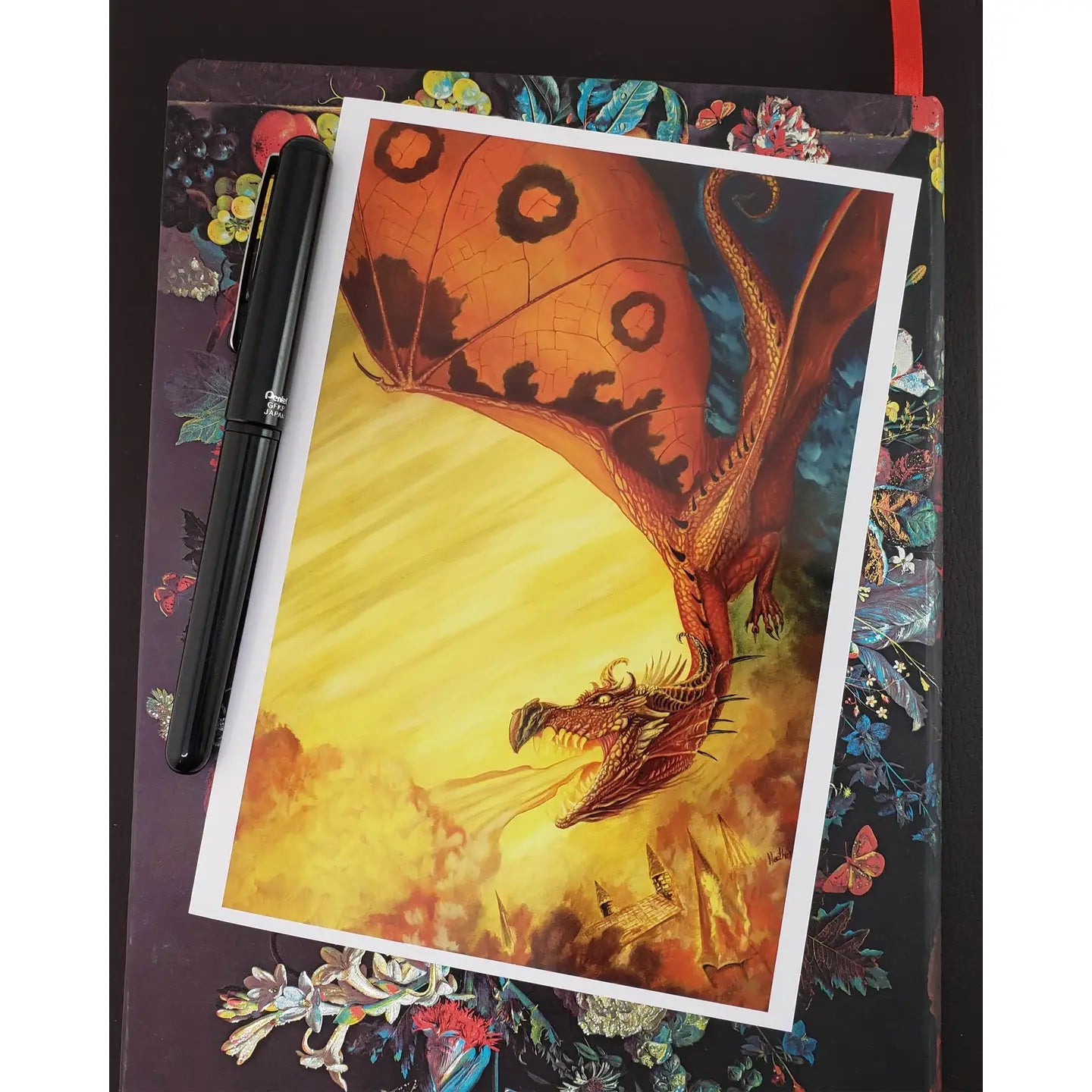 Dragon Rage Fantasy Art Print