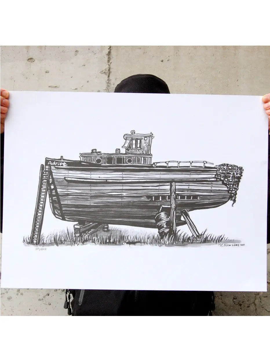 Drydock Art Print