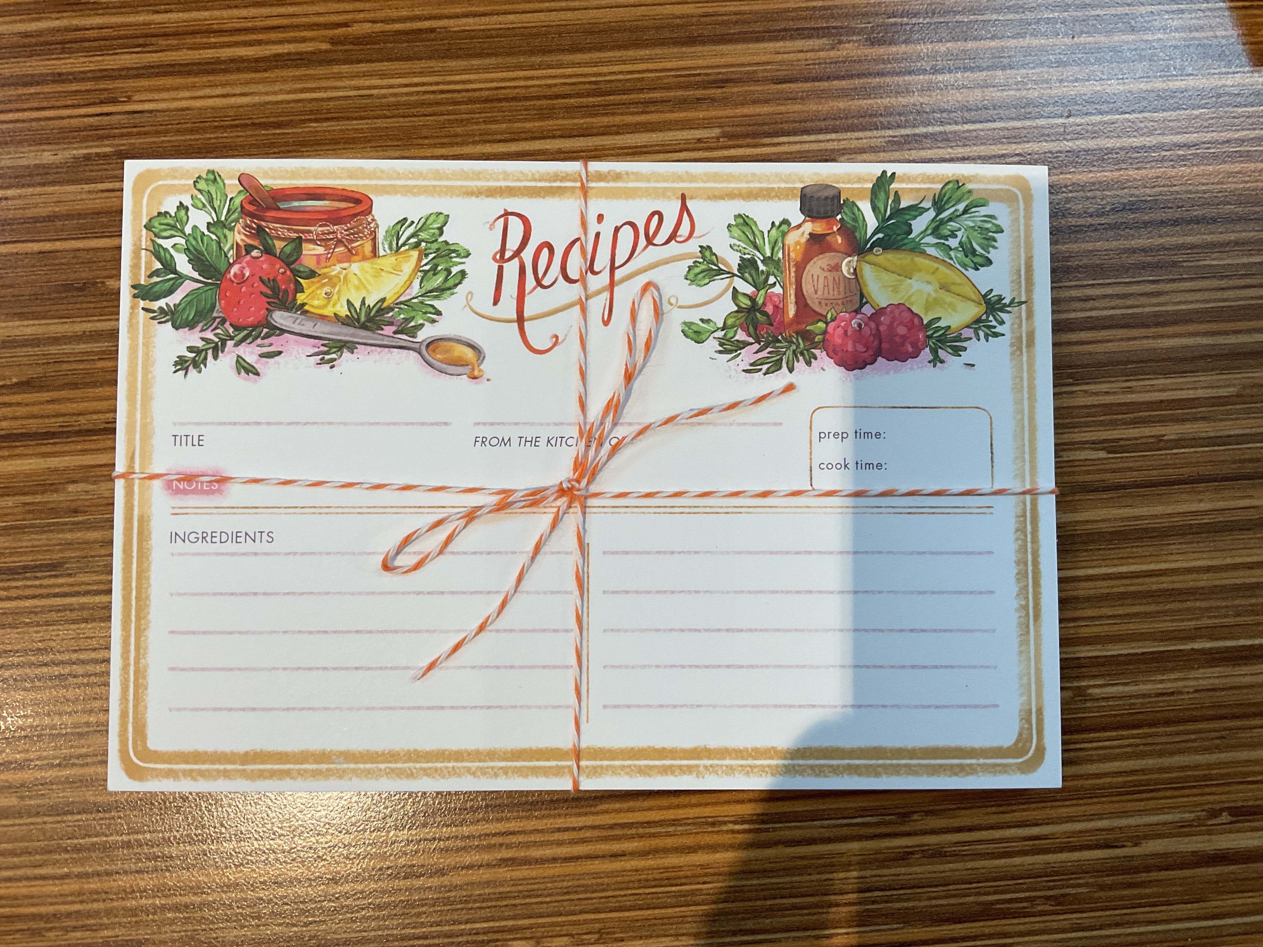 Topping Theme (Recipe cards)