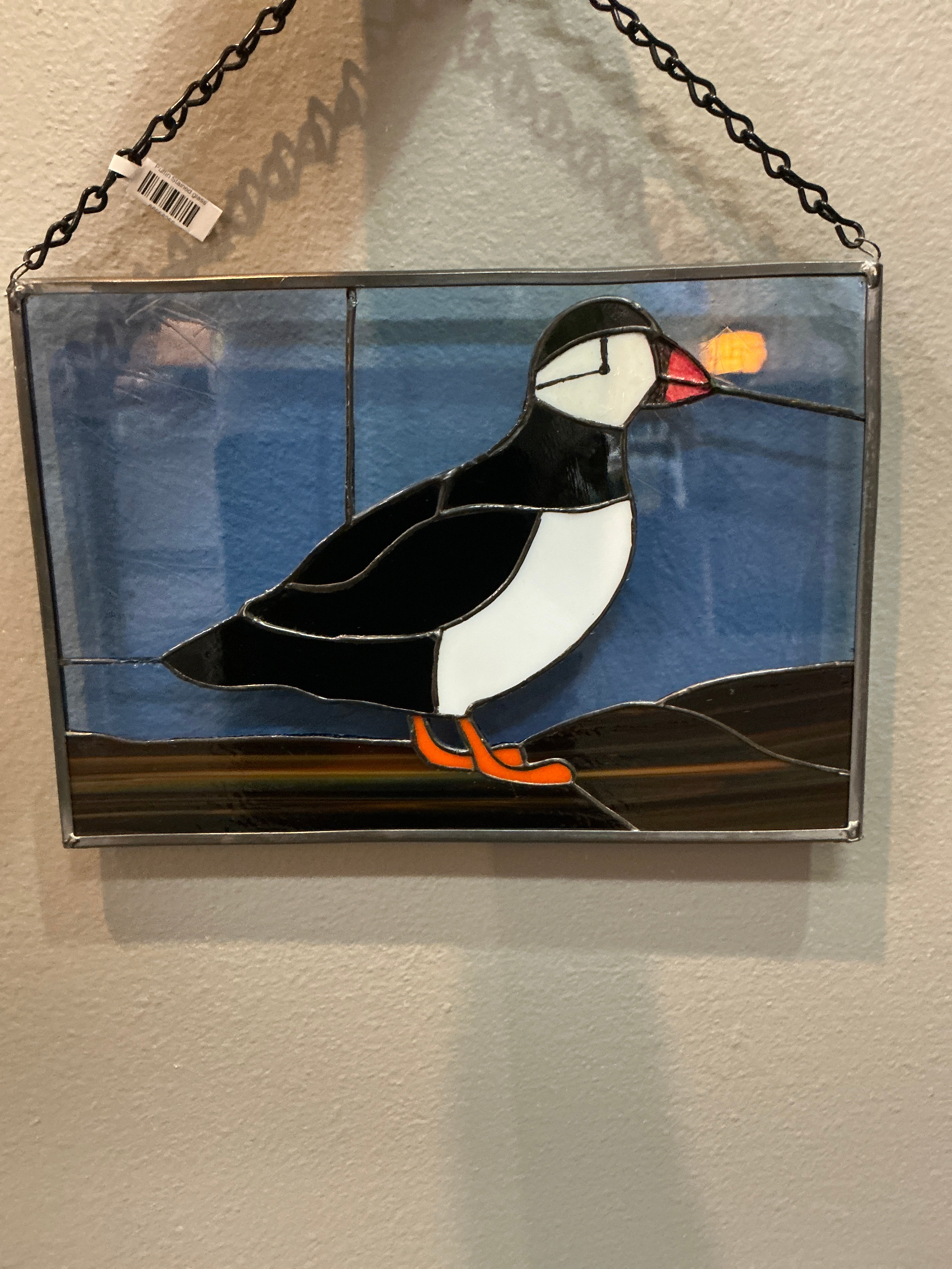 Puffin Stained glass