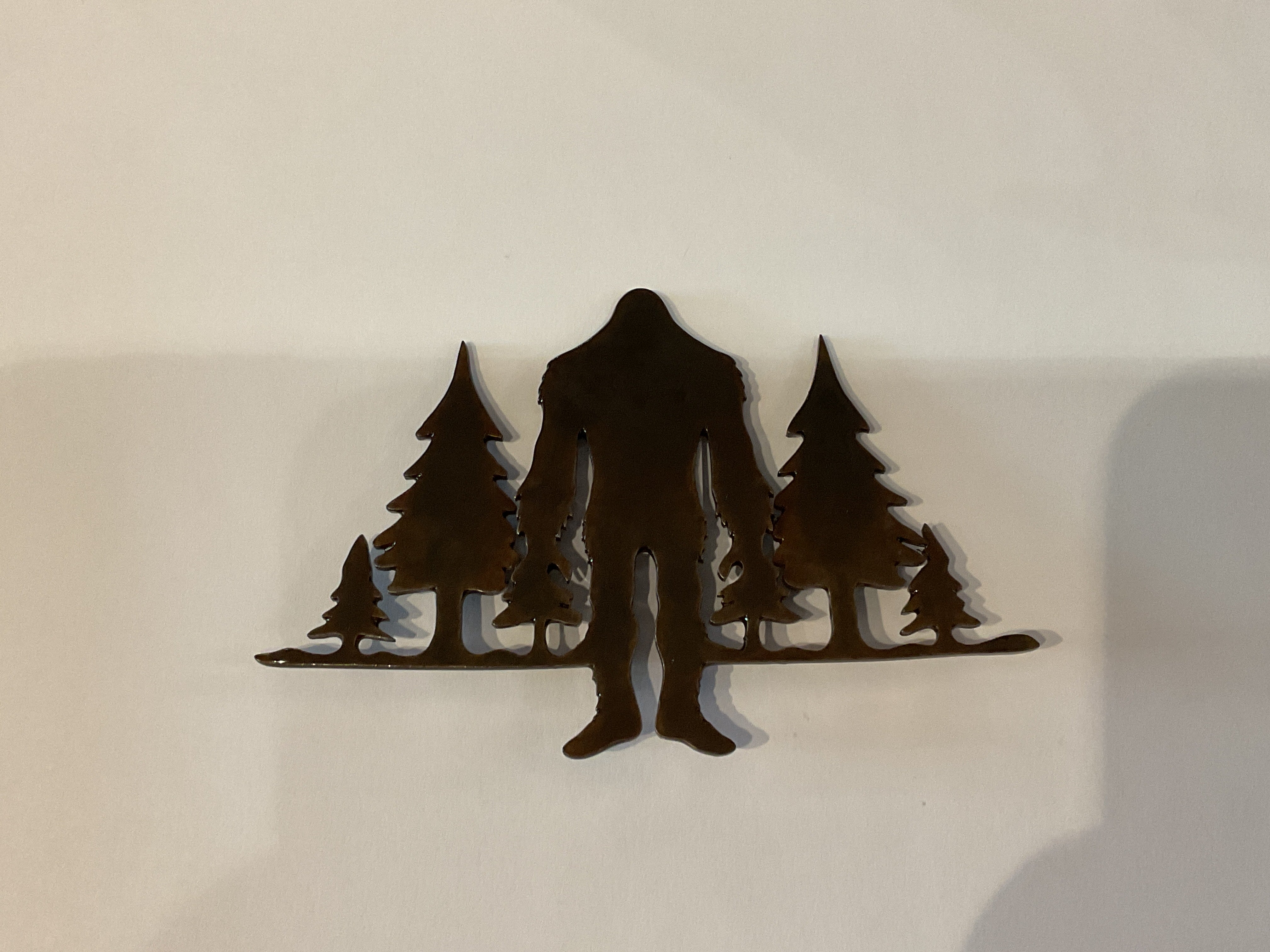 Bigfoot with Trees Magnet