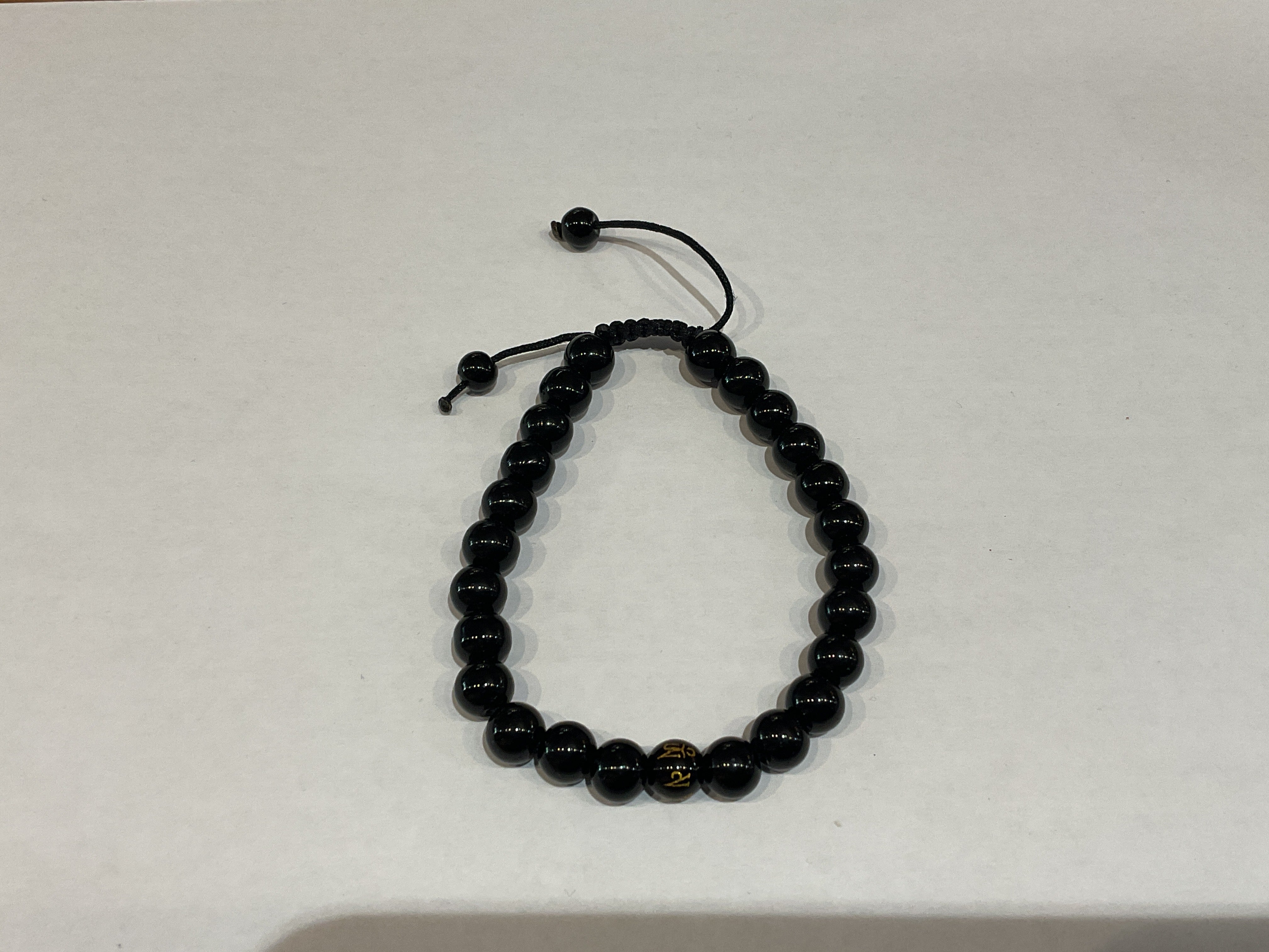 Black Obsidian Mala Bracelet