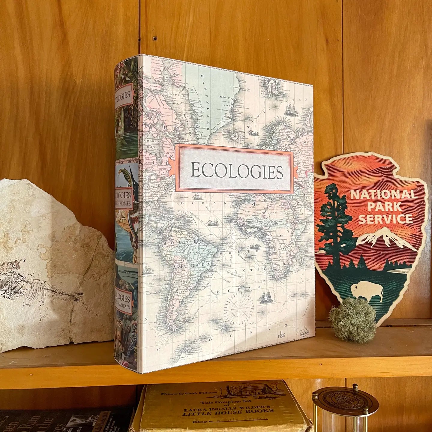 Ecologies Faux Book Box Container and Organizer