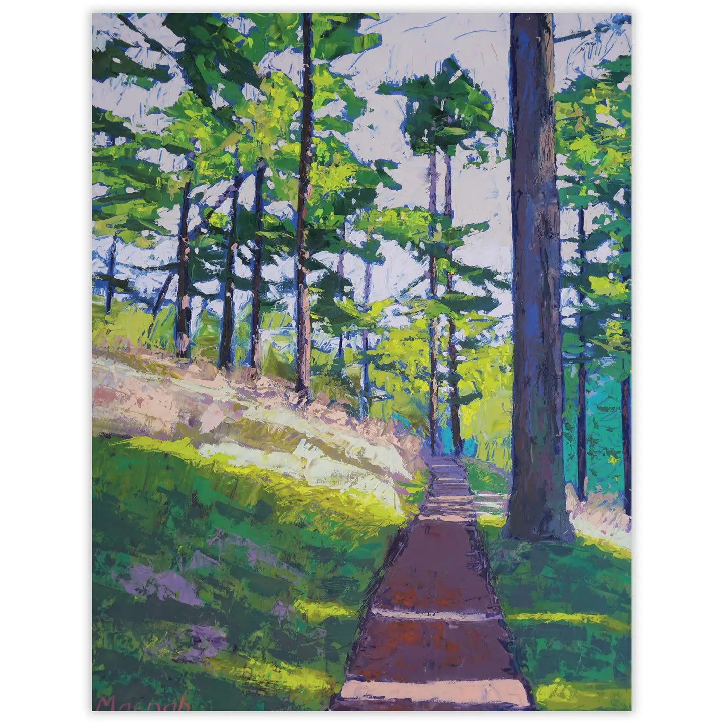 Emerald Forest Blank Notecard