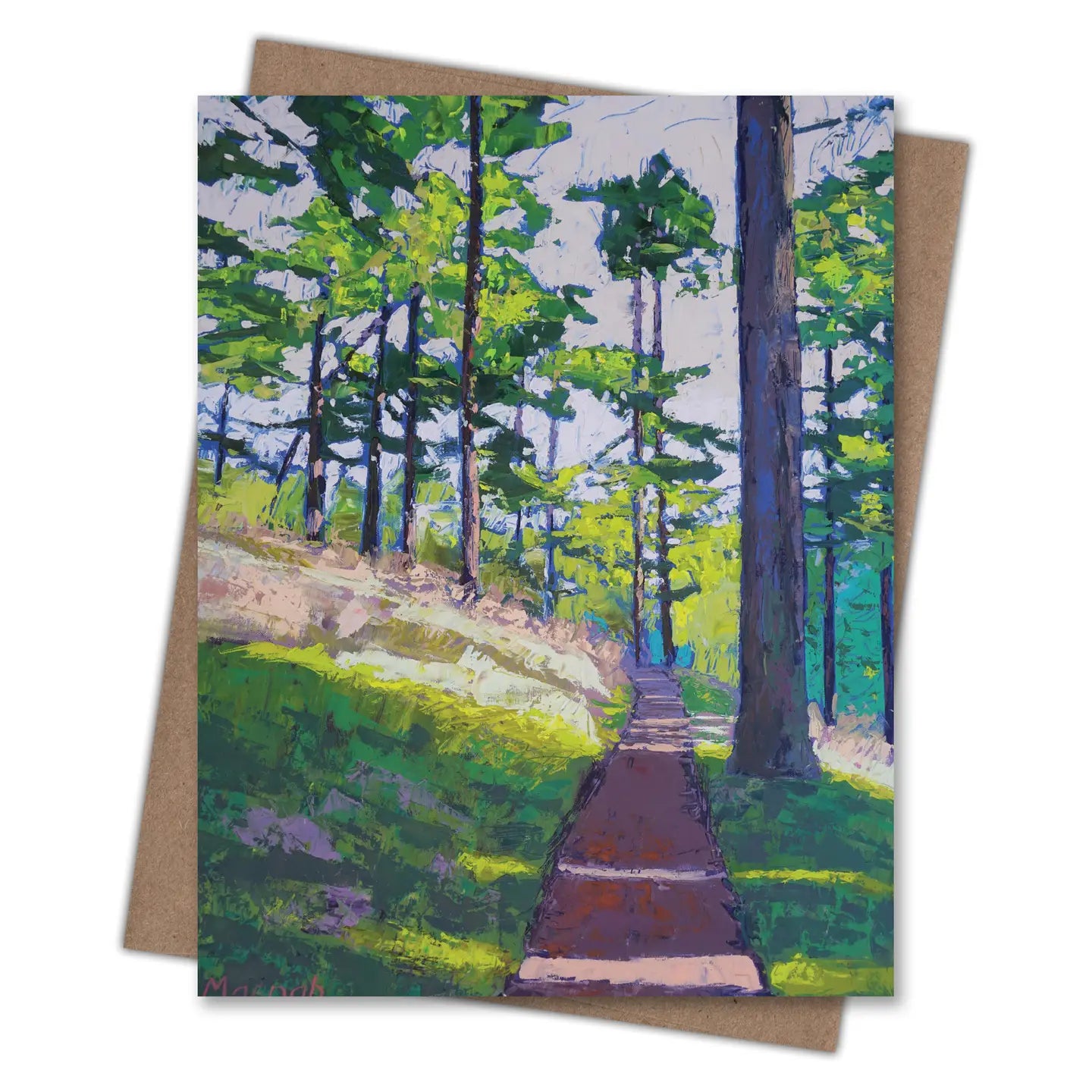 Emerald Forest Blank Notecard