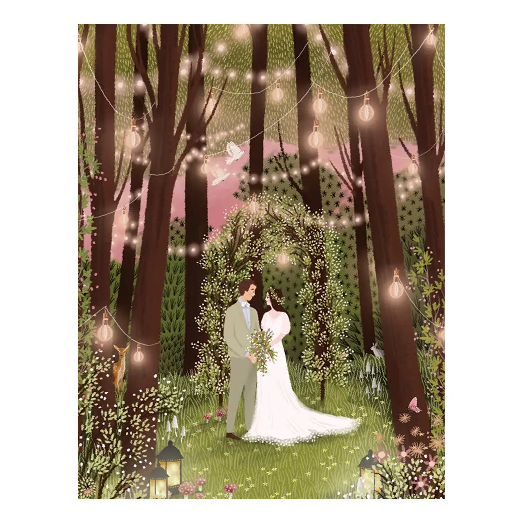 Enchanted Wedding Greeting Card