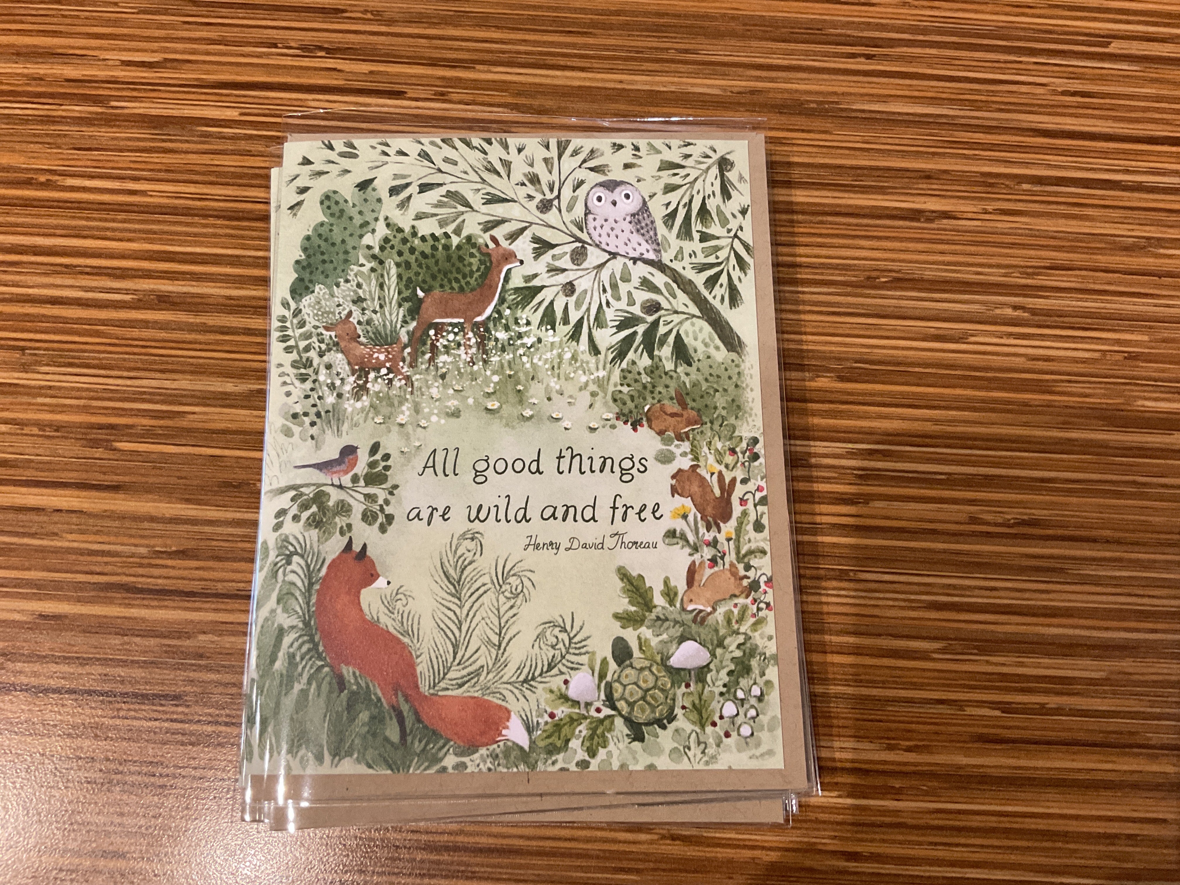 Wild and Free Birthday Card