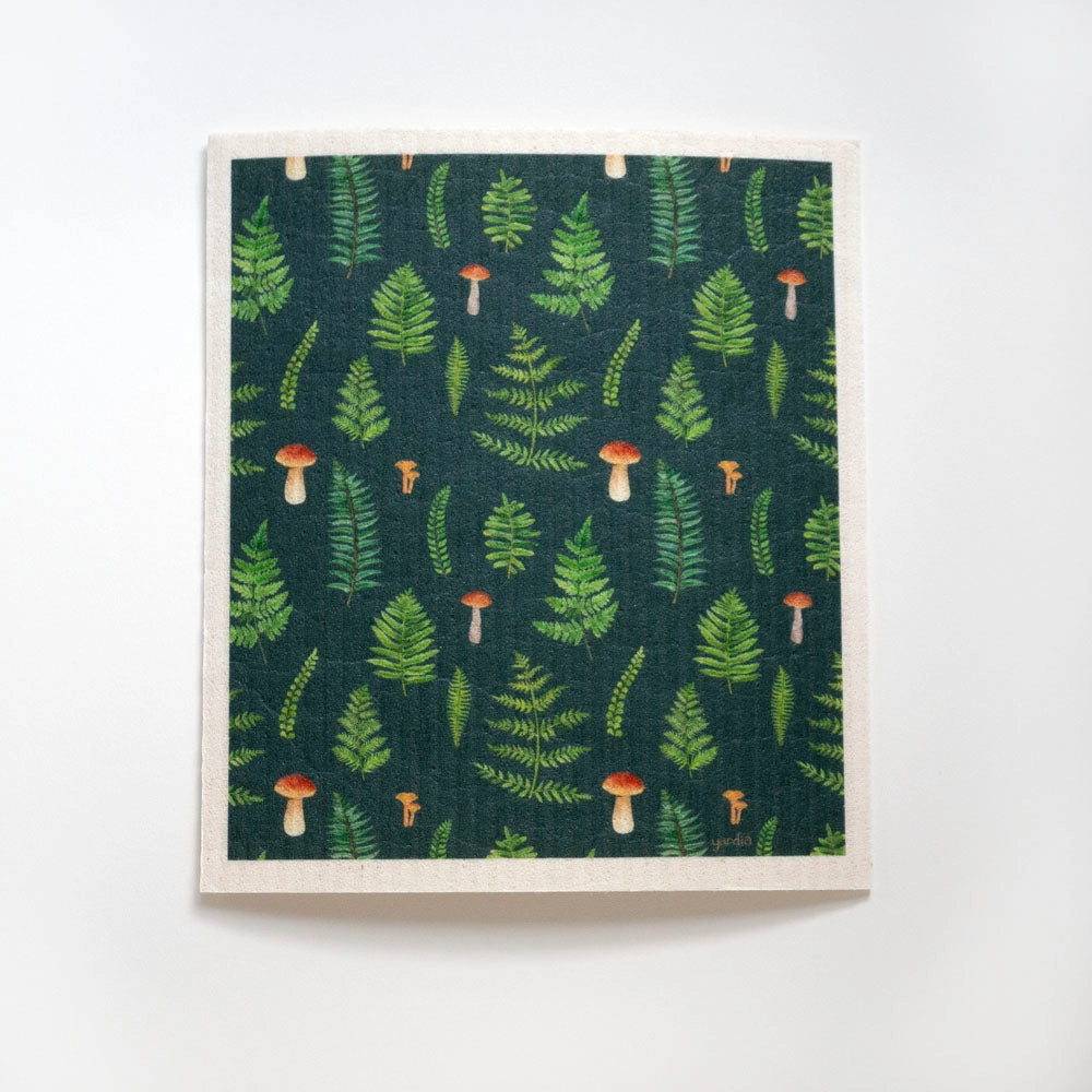 Ferns Sponge Cloth - Swedish Dish Towel