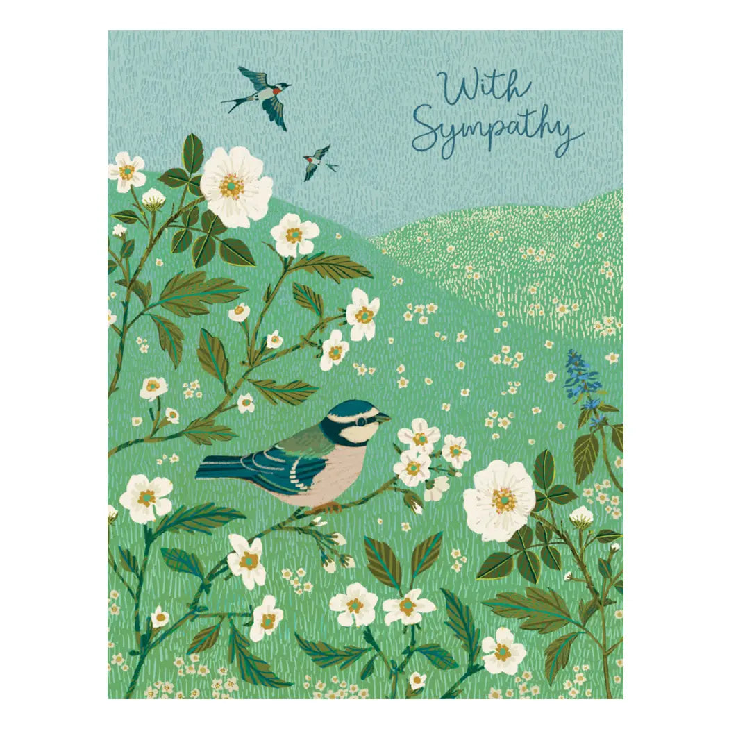 Field of Flowers Sympathy Card