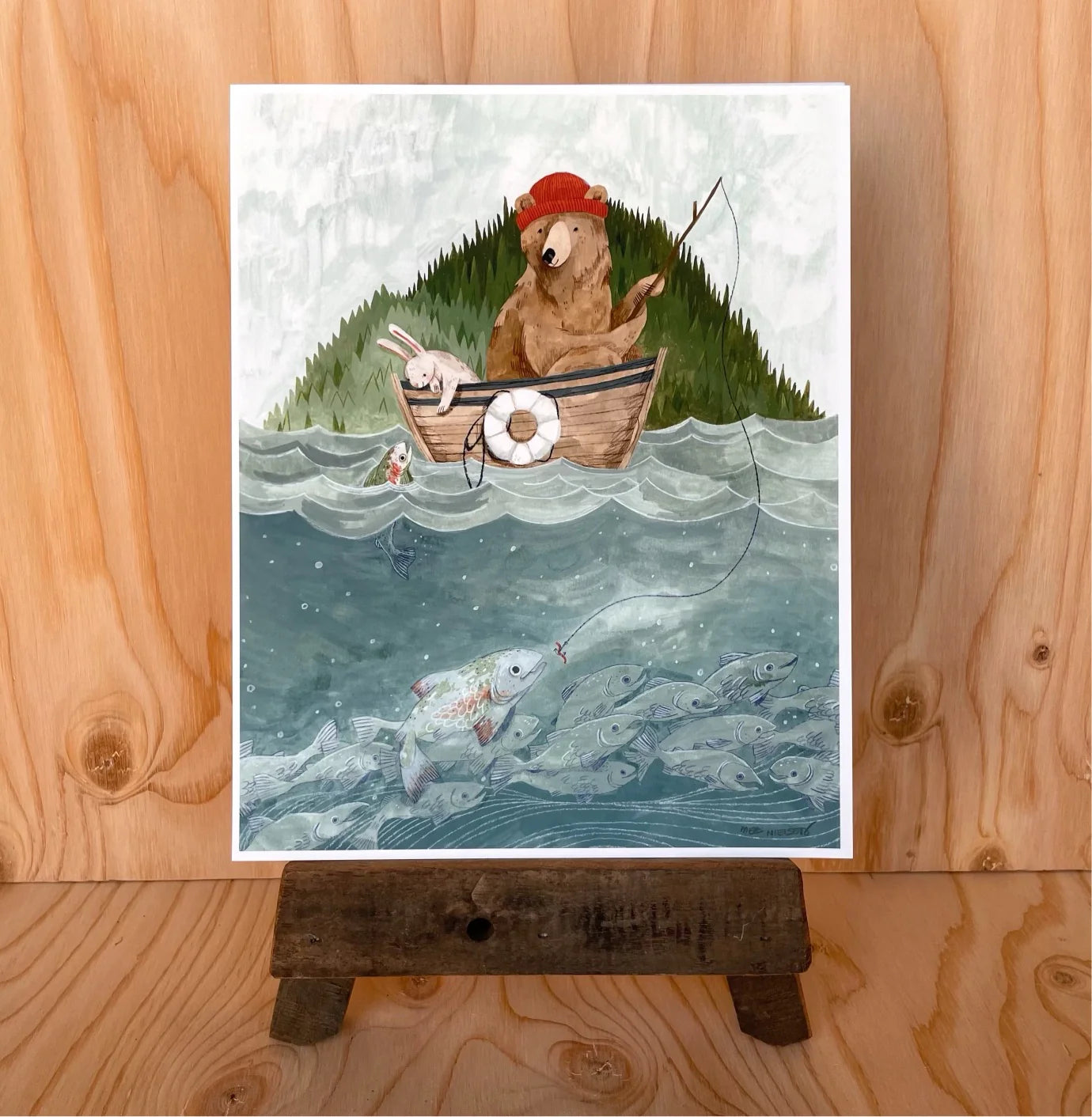 Fishing Day Art Print