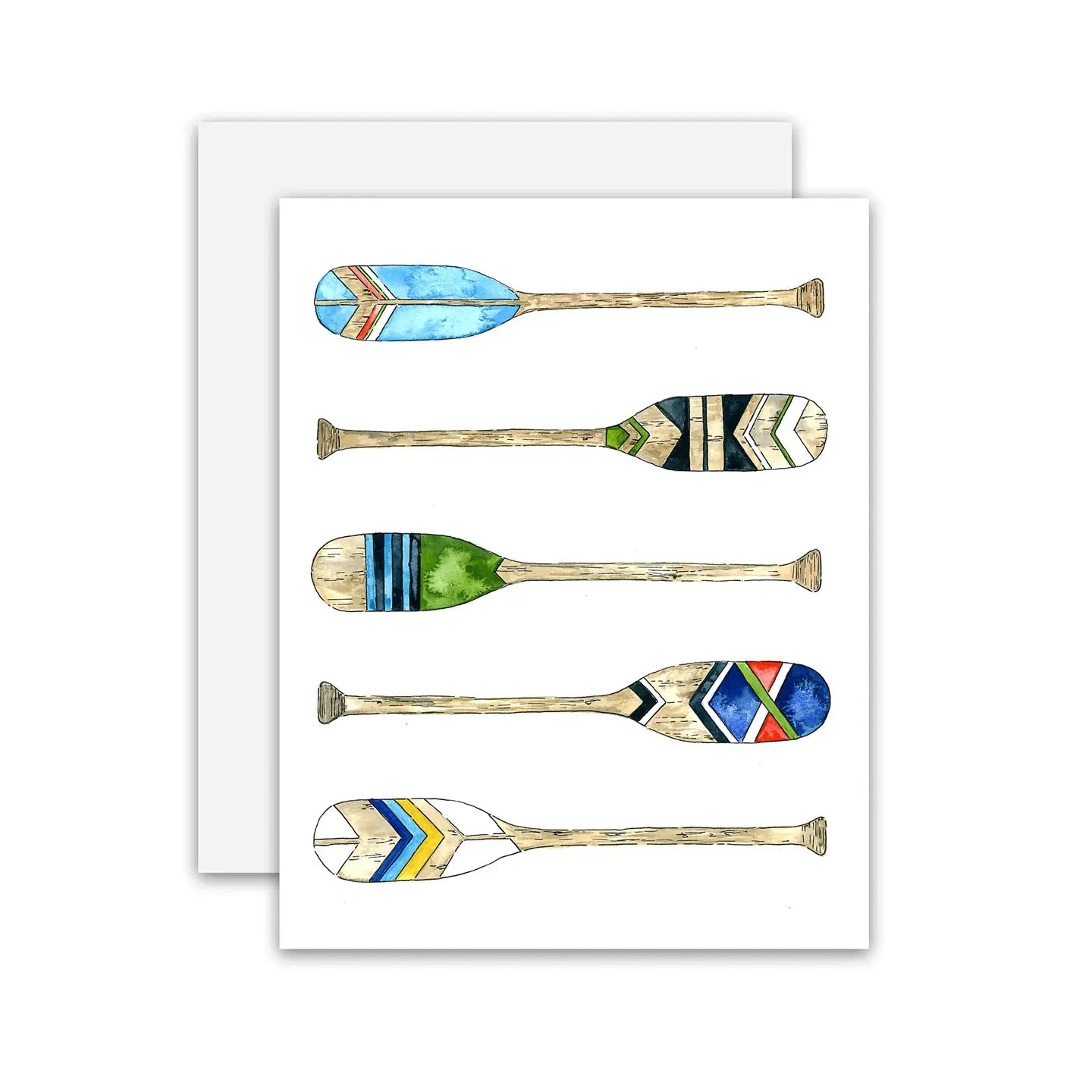 Five Paddles Card