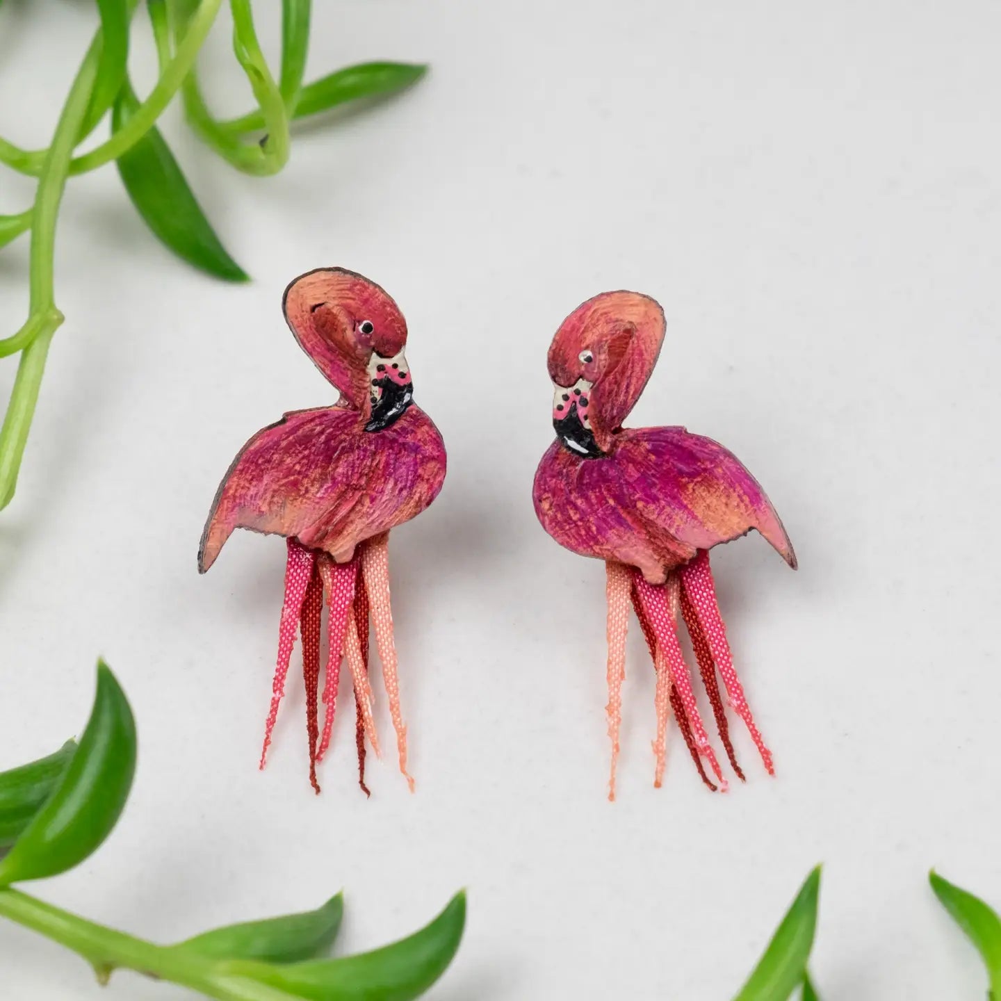 Flamingo Earrings Small