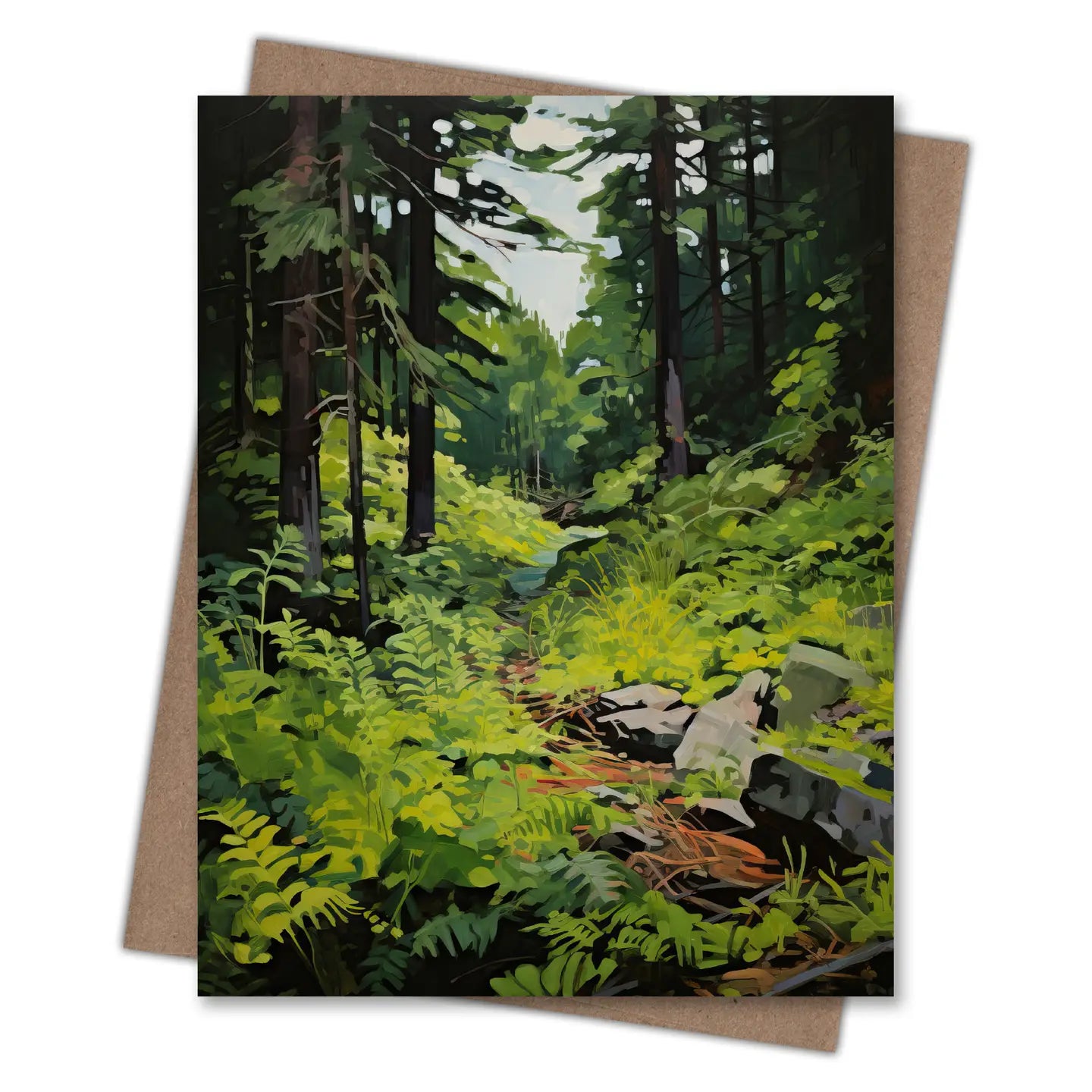 Into the Forest Trail Notecard