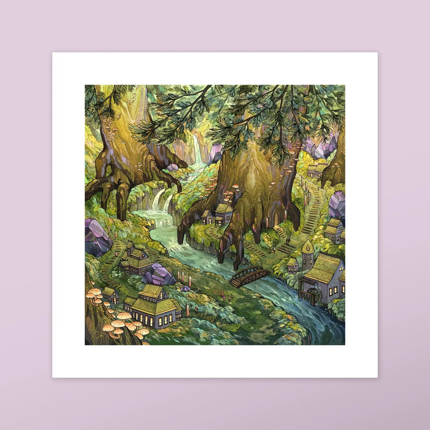 Forest Falls Art Print