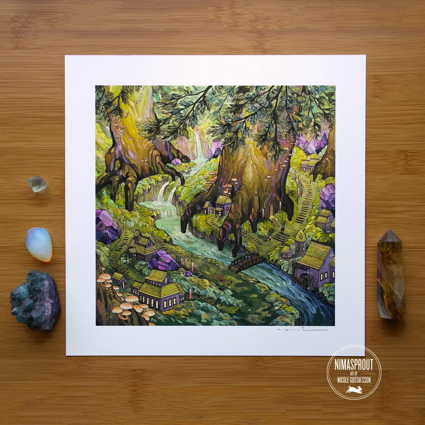 Forest Falls Art Print