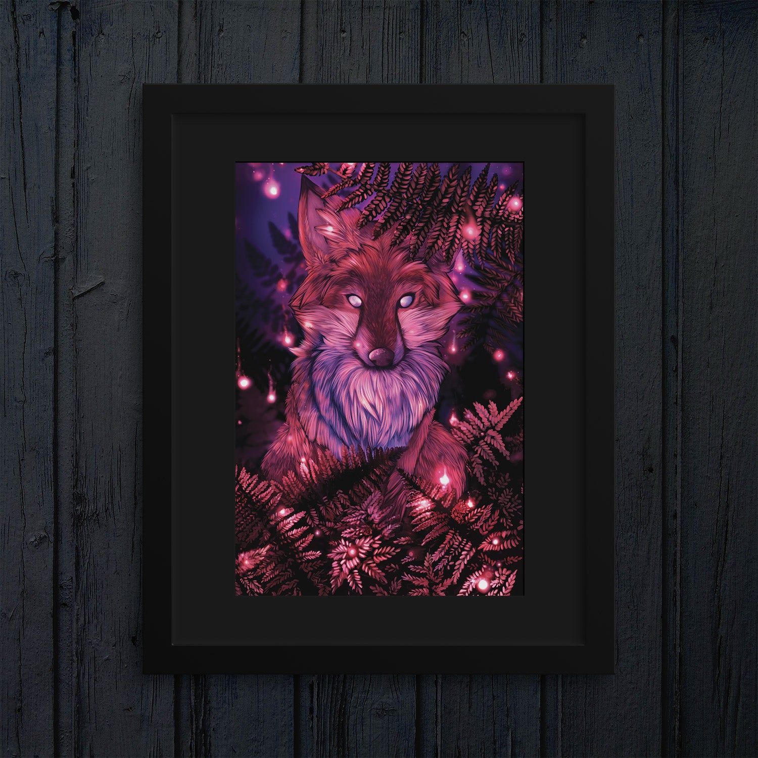 Fox Fire Art Print