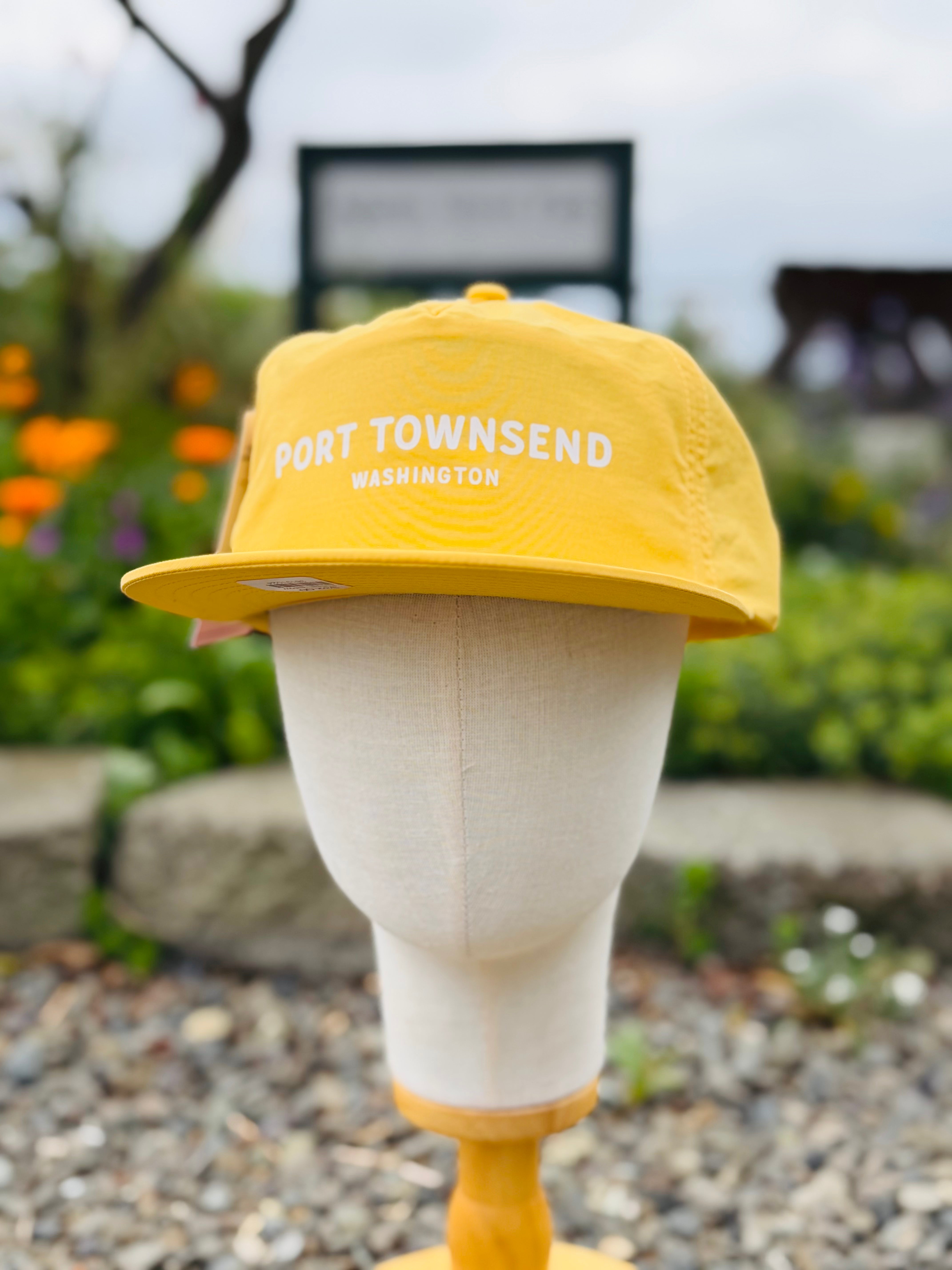Port Townsend Rounded Nylon Hat - SUNSET YELLOW
