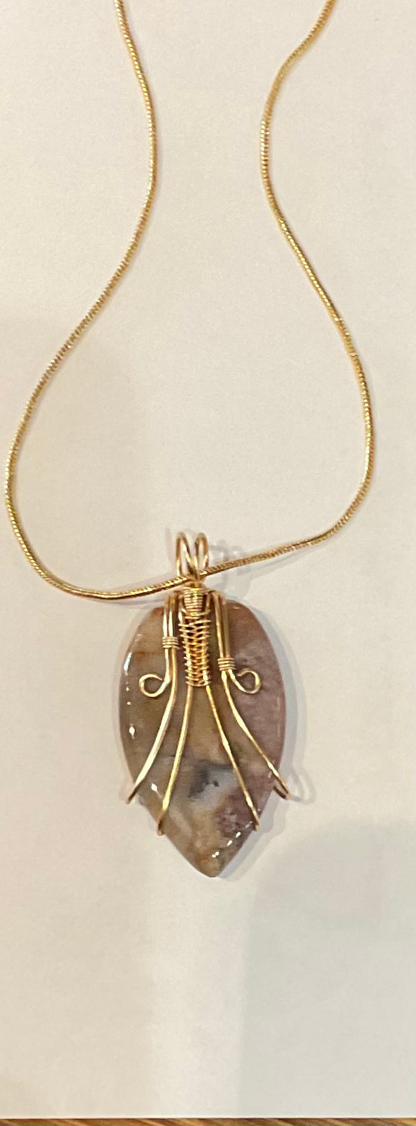 Fancy Jasper Wrapped Necklace