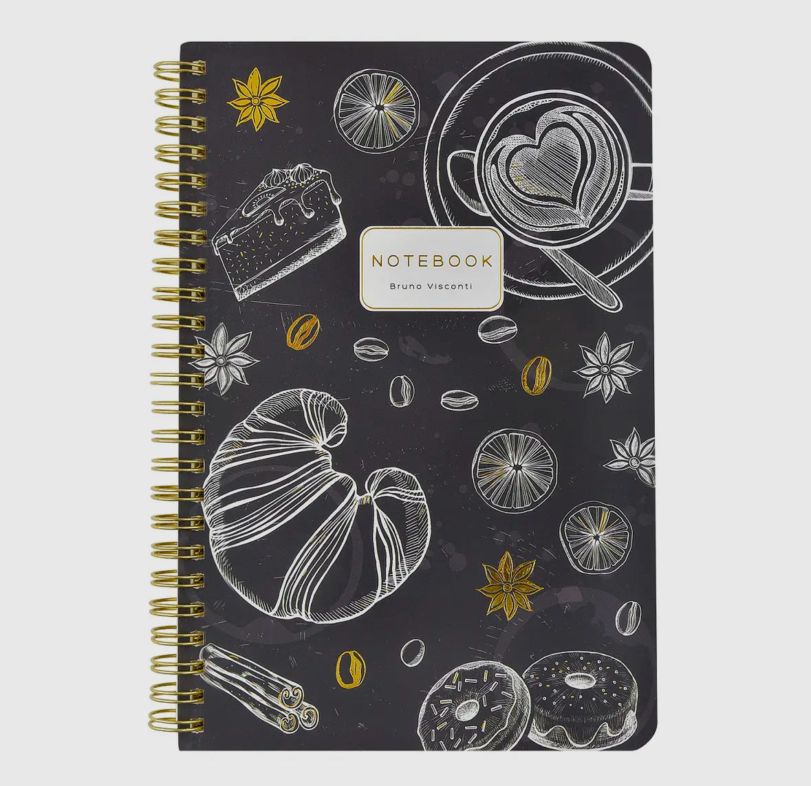 Cafe Nero Spiral Notebook