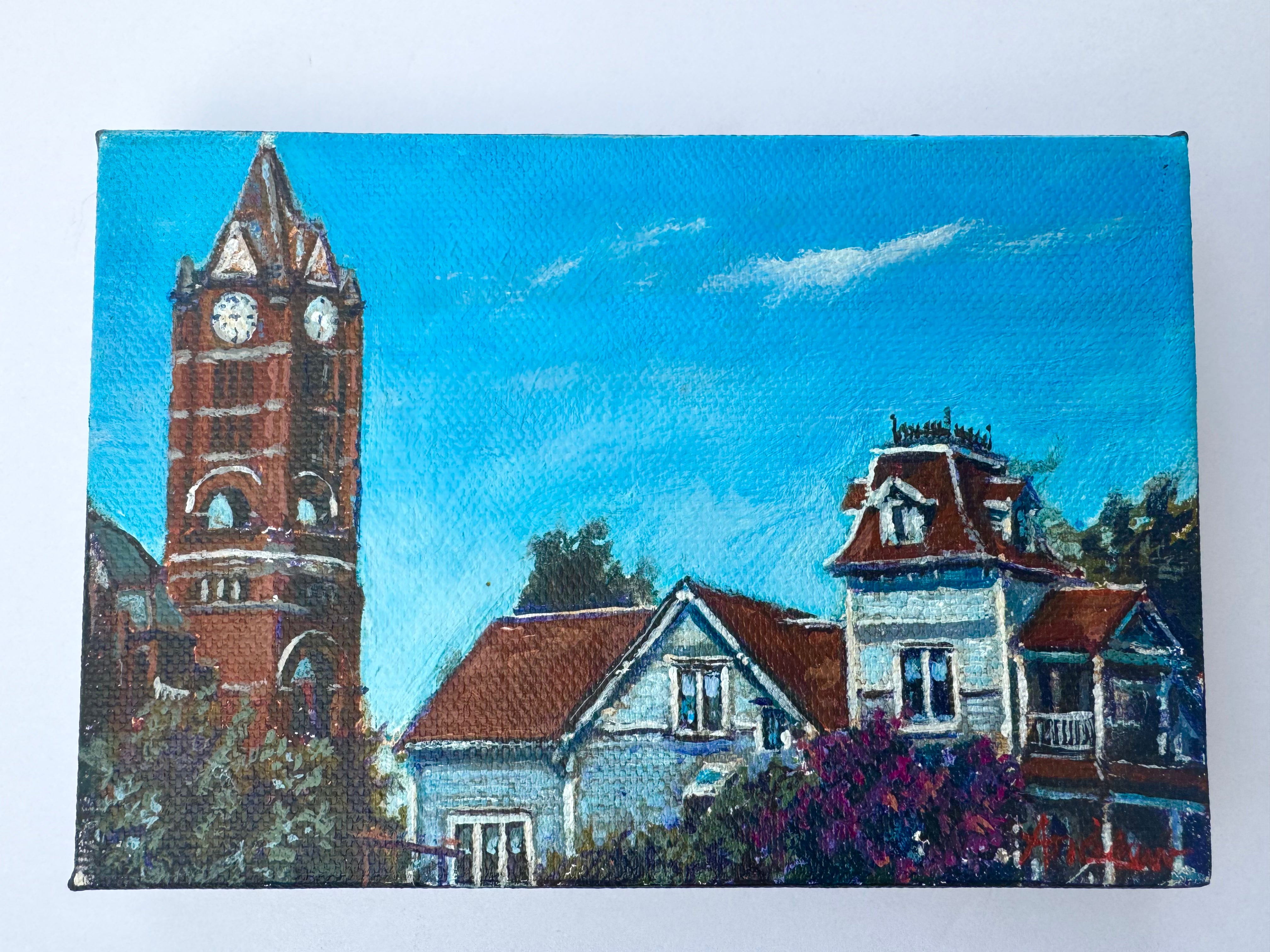 “Courthouse View” Original Acrylic by Andrew Sheldon