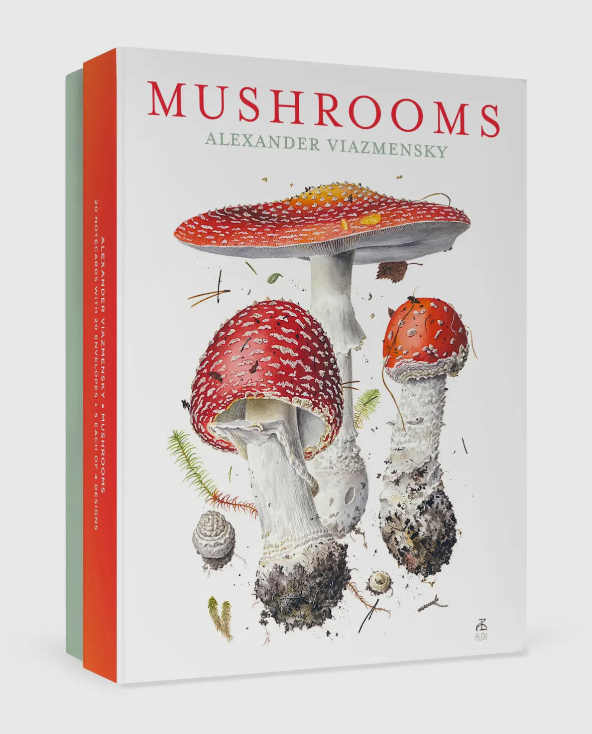 Alexander Viazmensky Mushrooms Boxed Notecards