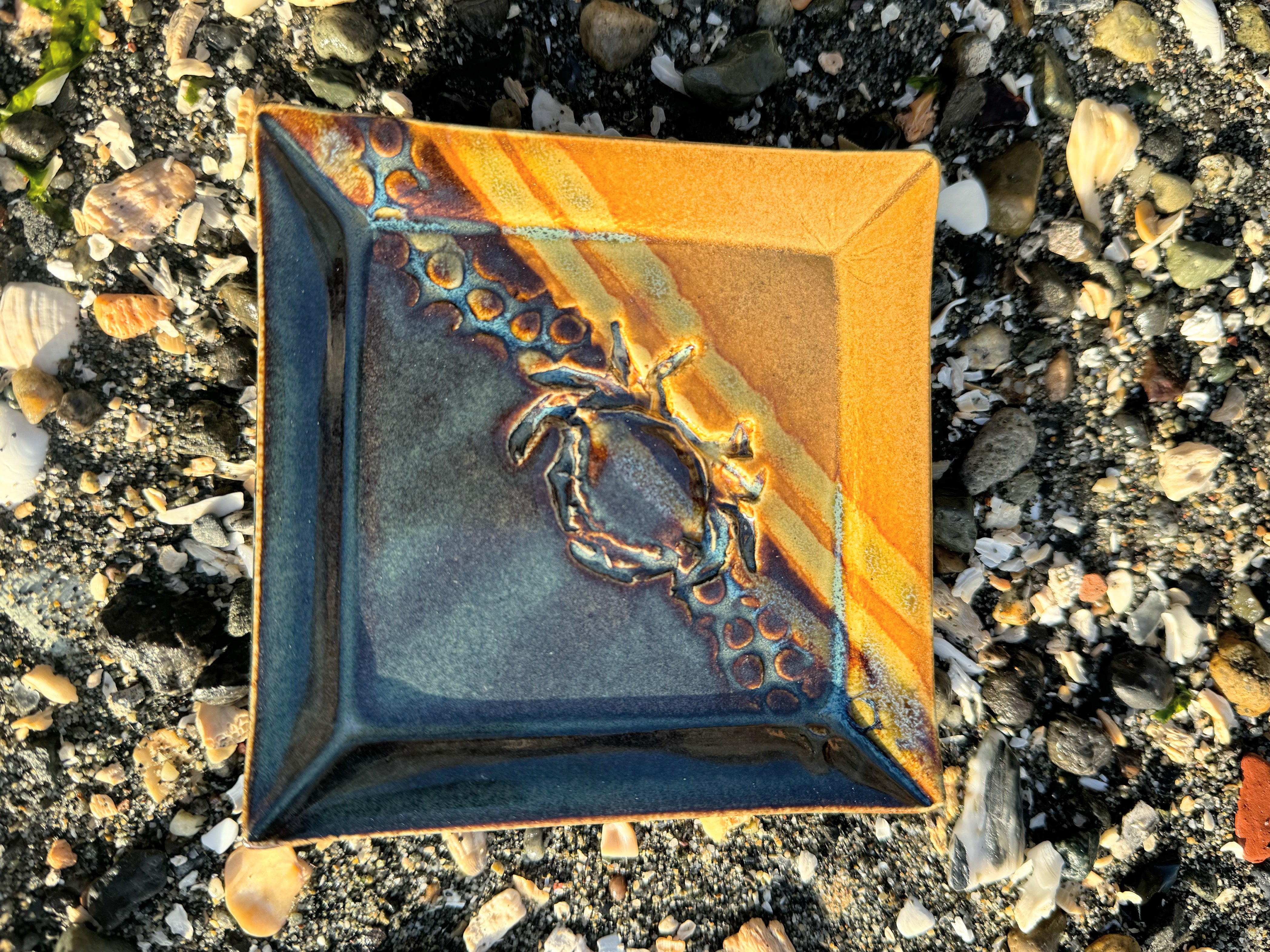 Mini Square Plate by Barbara Goodfellow-Childs