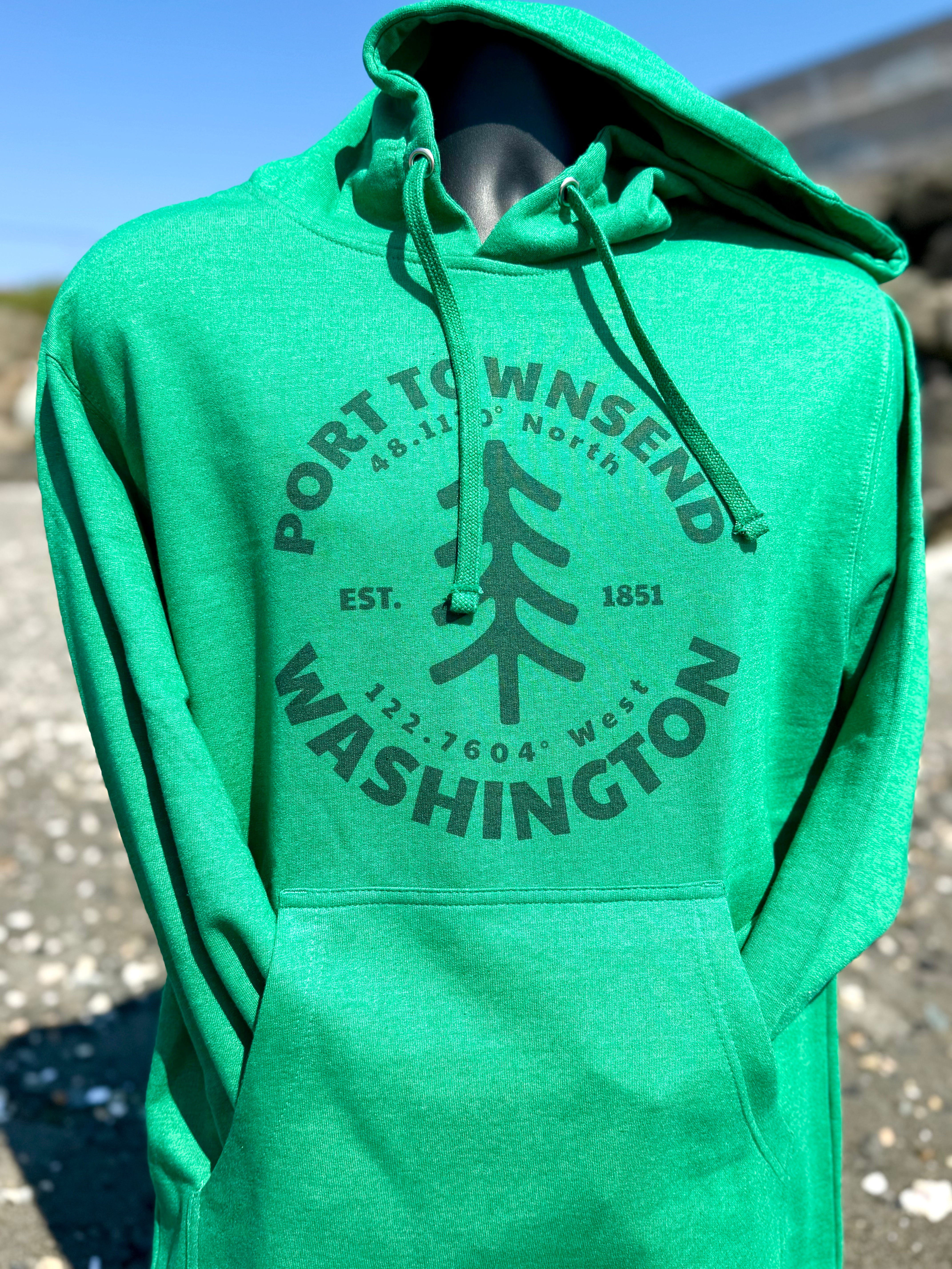 Port Townsend Green Tree Hoodie