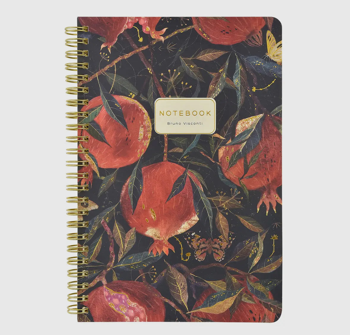 Pom on Vine Medium Spiral Notebook