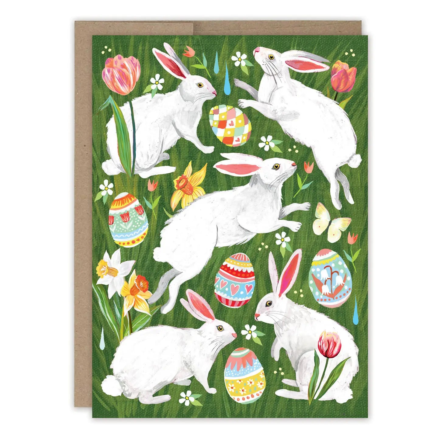 Garden Bunny Easter Card
