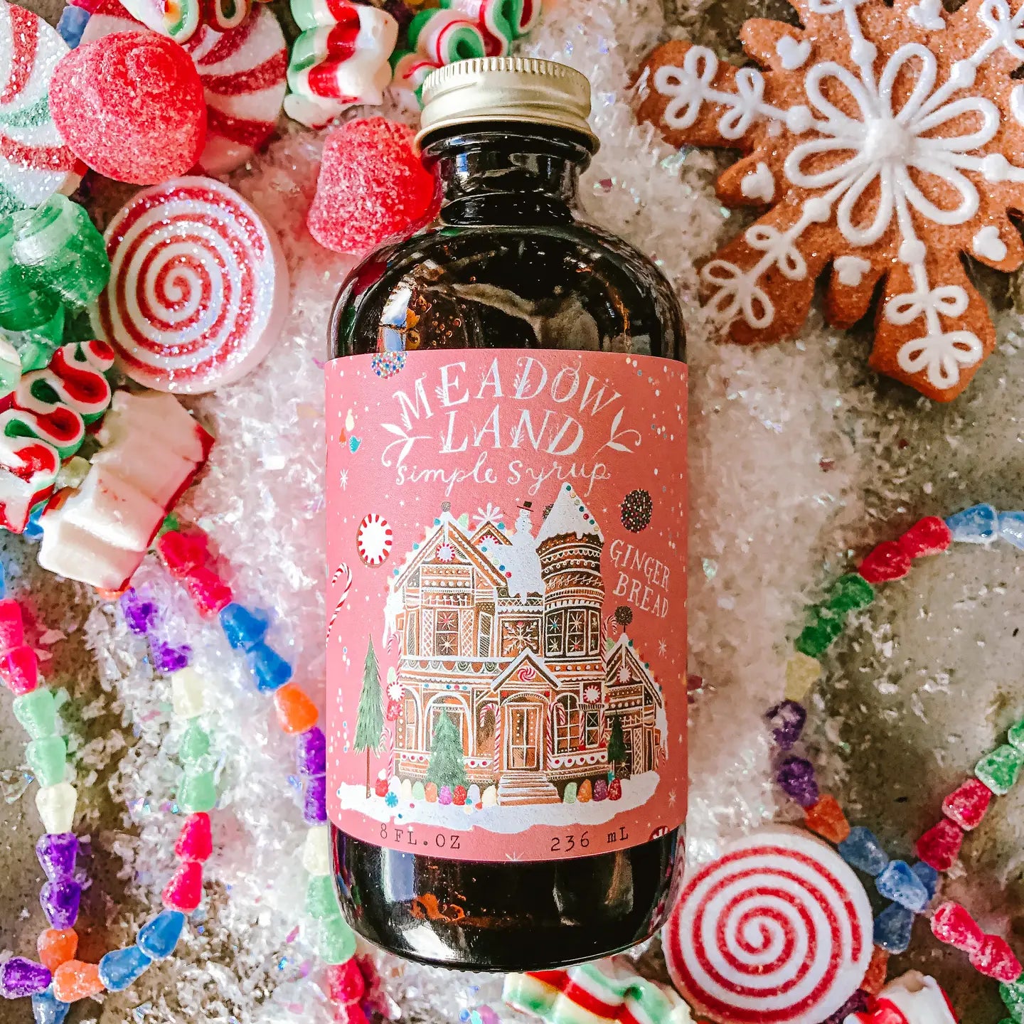 8 oz Gingerbread Simple Syrups