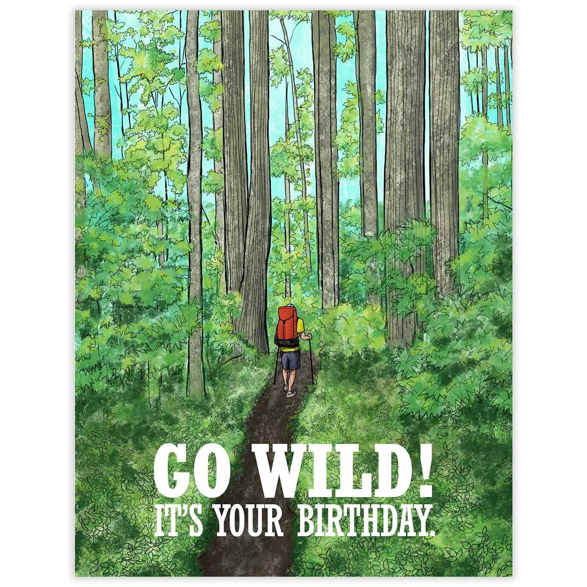 Go Wild Birthday Card