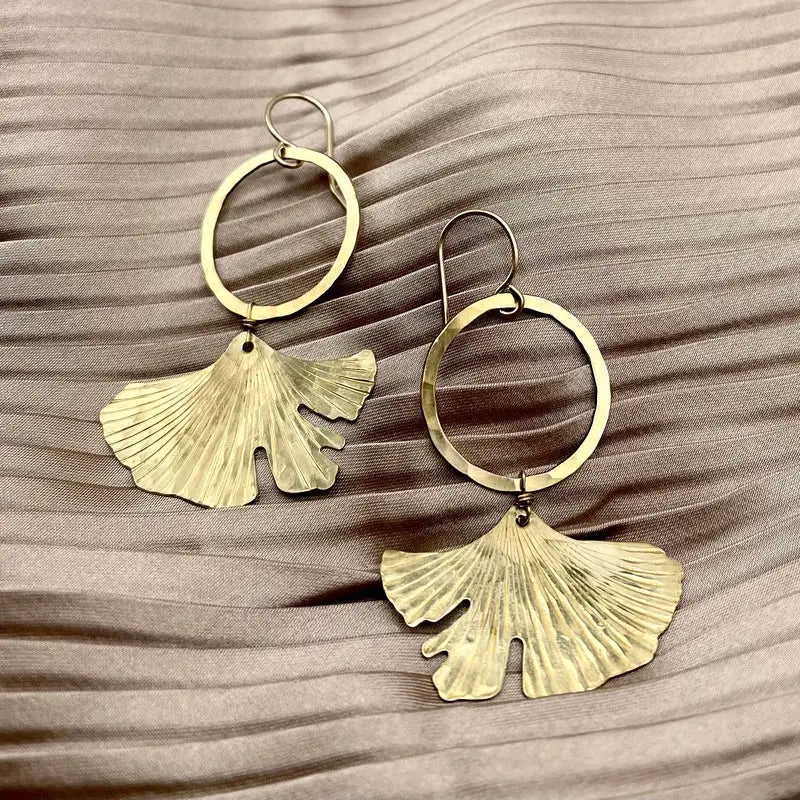 Ginkgo Earrings