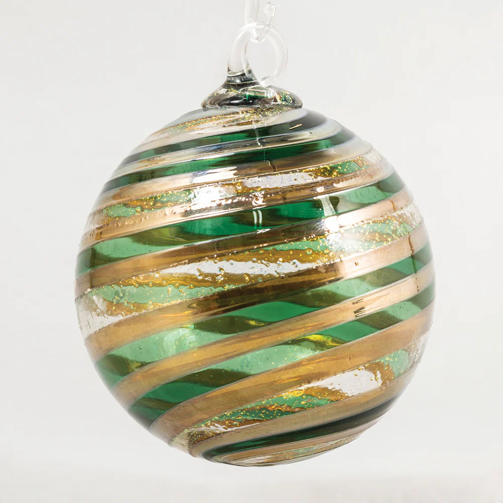 Golden Evergreen - Classic Round Ornament