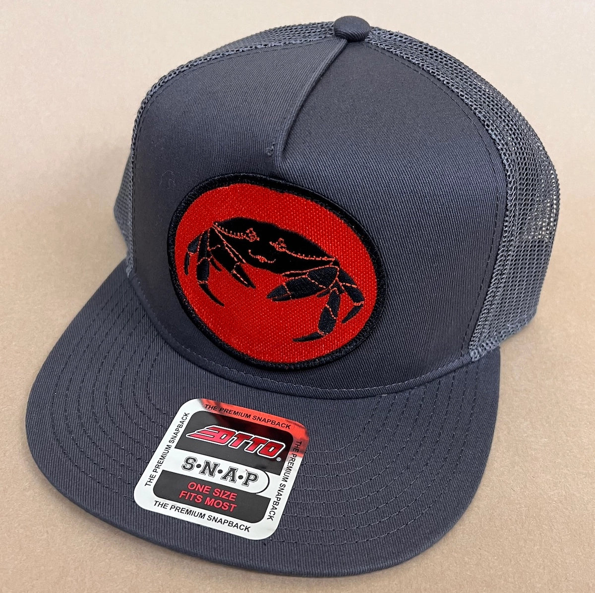 Crabby Trucker's Hat - Gray