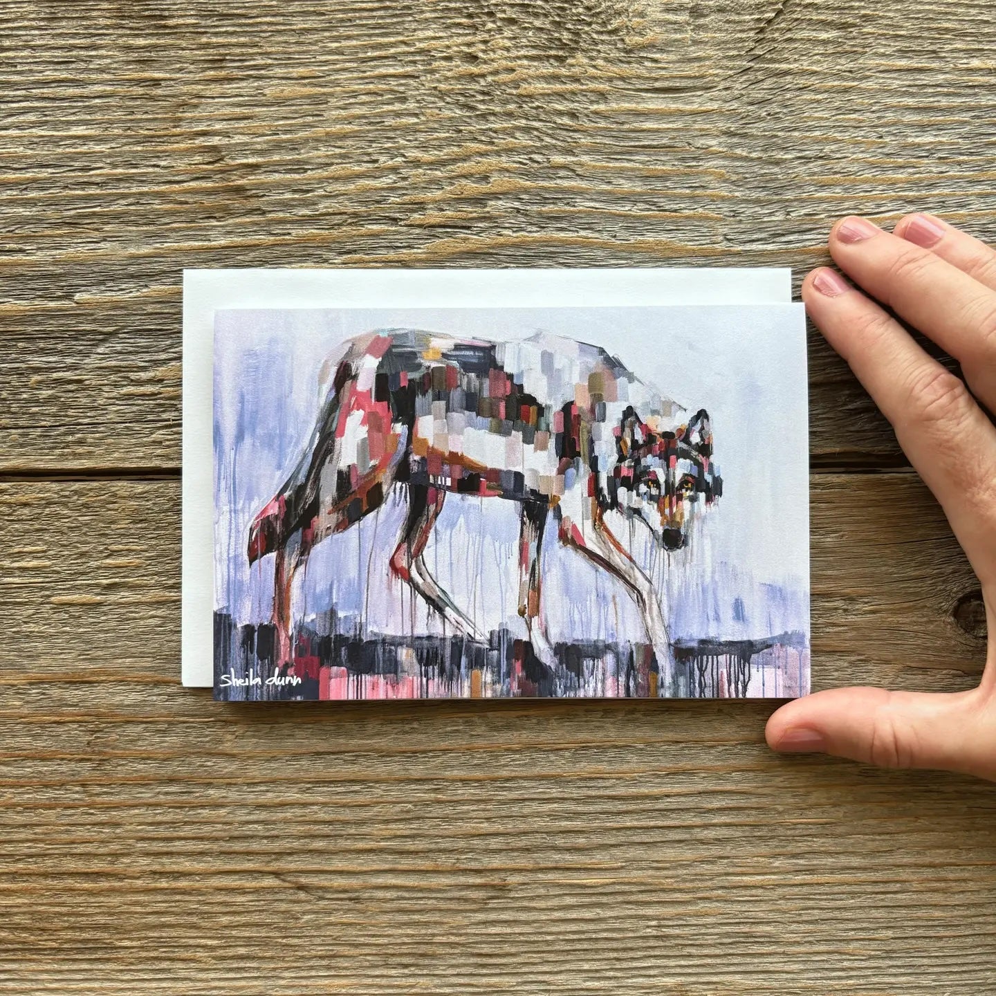 Gray Wolf Greeting Card