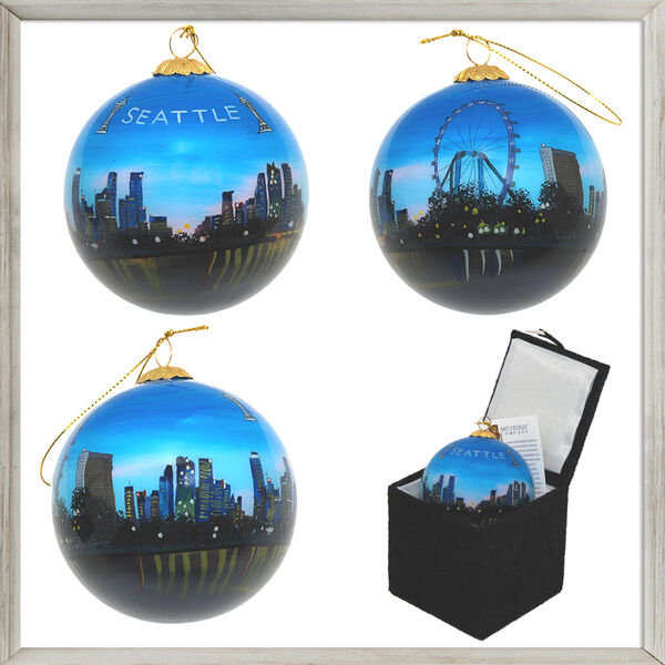 Great Wheel Night Seattle Ornament