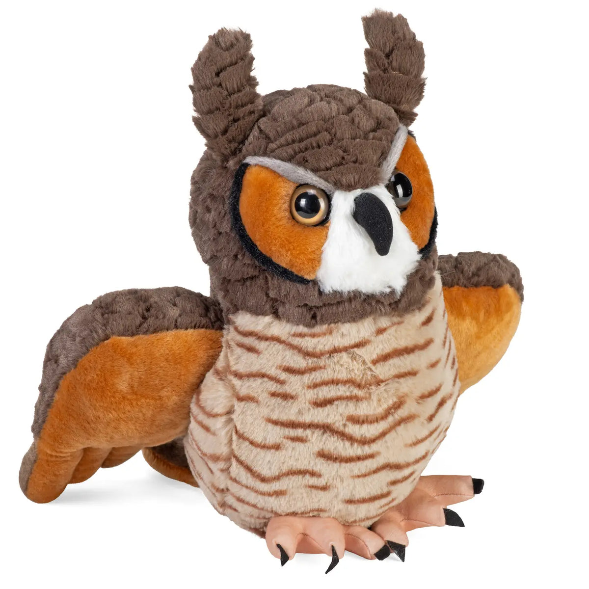 Ck Great Horned Owl Stuffed Animal - 12"