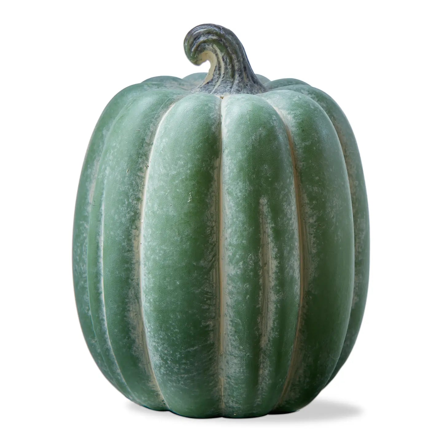 Green Pumpkin Ceramic Decor - Stoneware, Fall