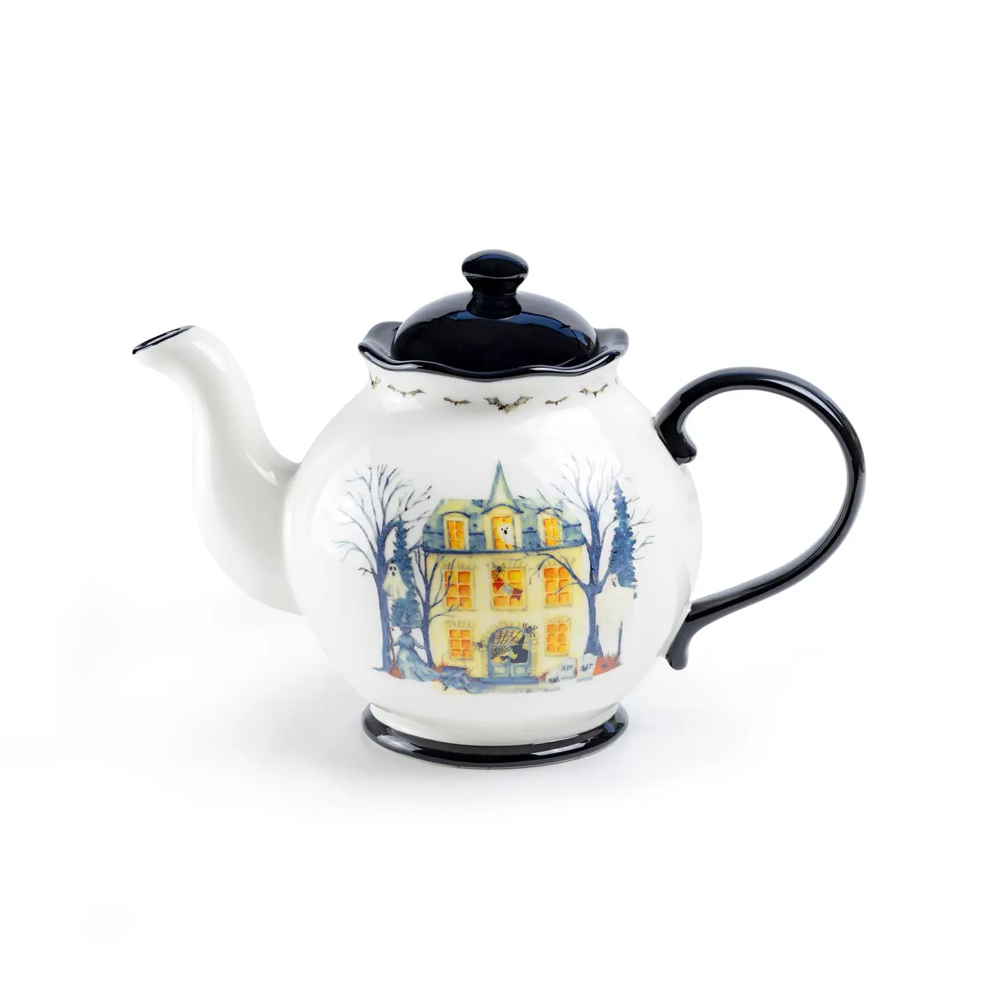 Halloween Haunted House Tea Pot