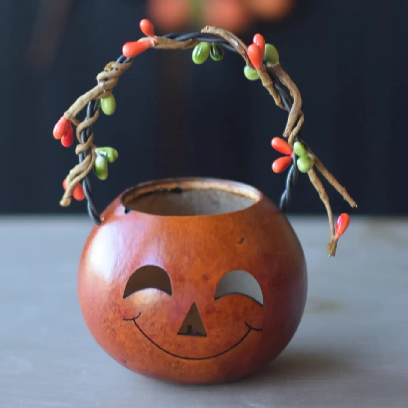 Hand-Crafted Basket Gourd - Party Treat Jace Basket